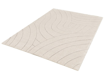 Tapis poils ras BENOIT motif abstrait