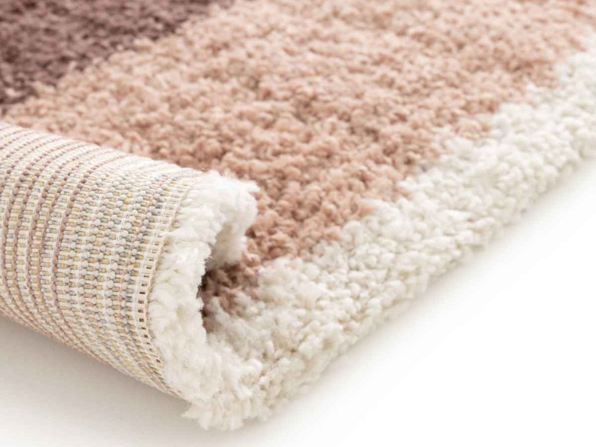 CLAIRE middelpolig vloerkleed met abstract patroon