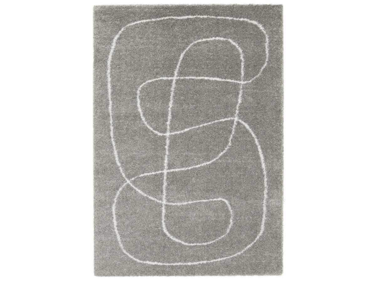 LAURE halfhoogpolig vloerkleed met abstract patroon