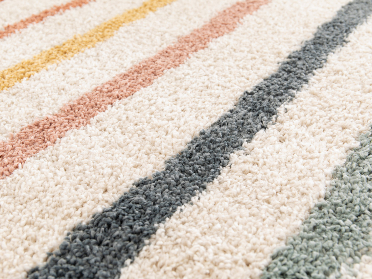 LILIA hoogpolig tapijt met abstract patroon