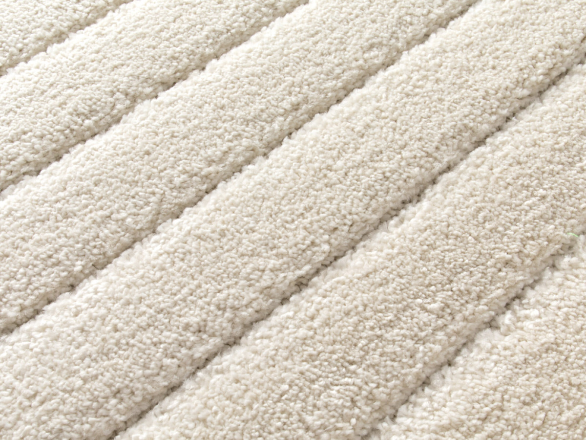 Tapis poils ras LUBIO motif graphique beige — vue 6
