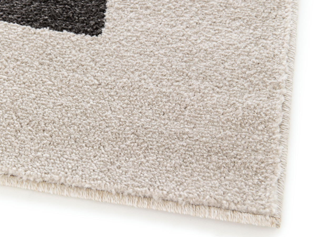 Tapis poils ras MARTINE motif abstrait