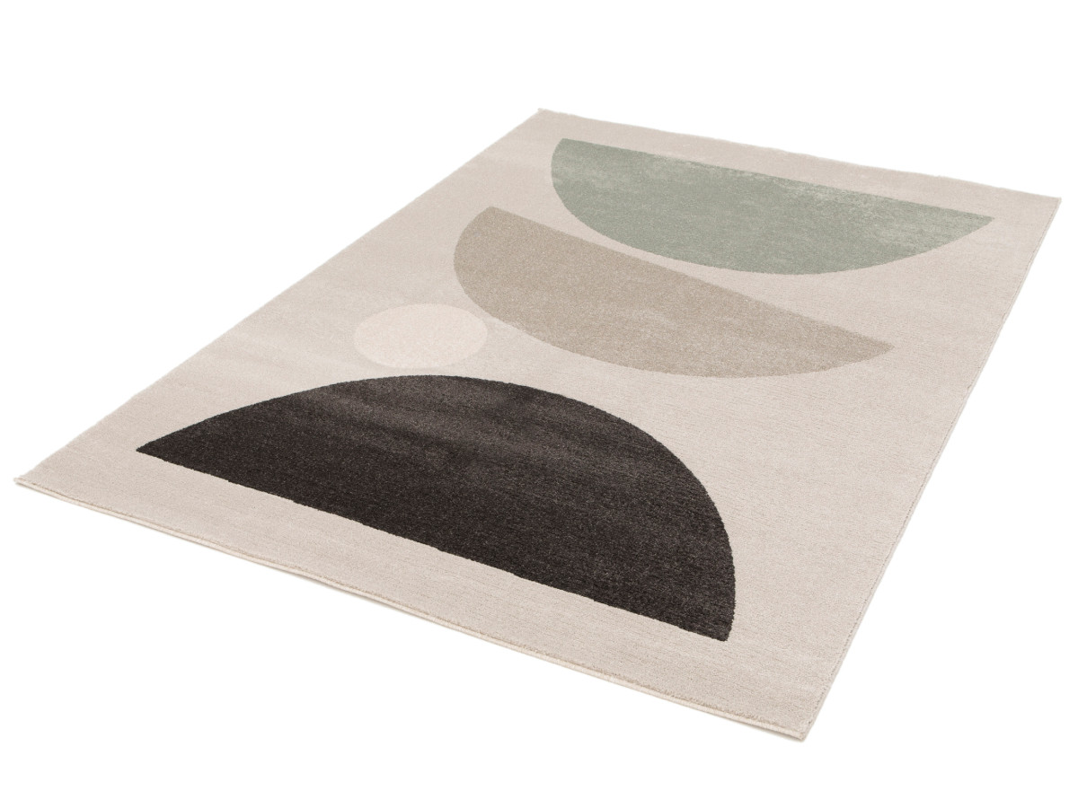 MARTINE laagpolig vloerkleed met abstract patroon