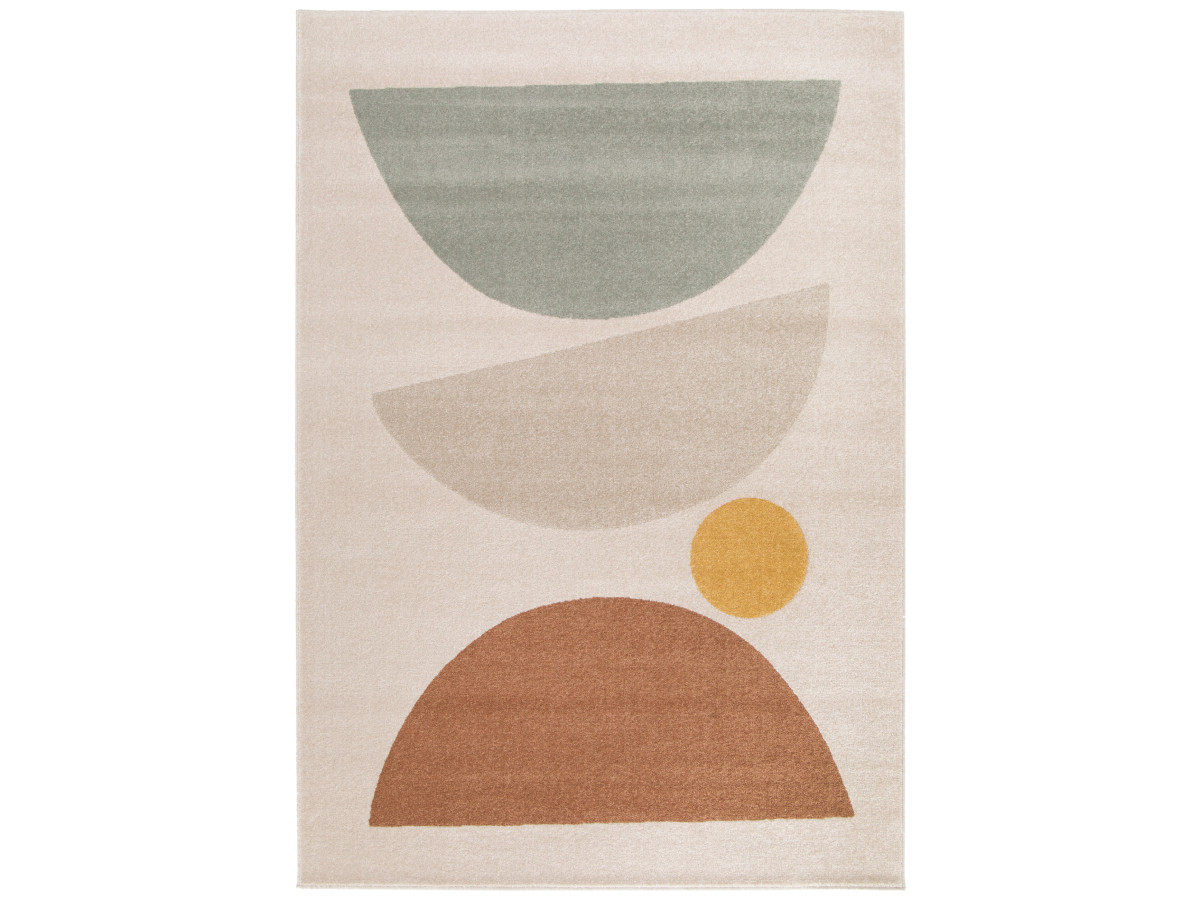 MARTINE laagpolig vloerkleed met abstract patroon