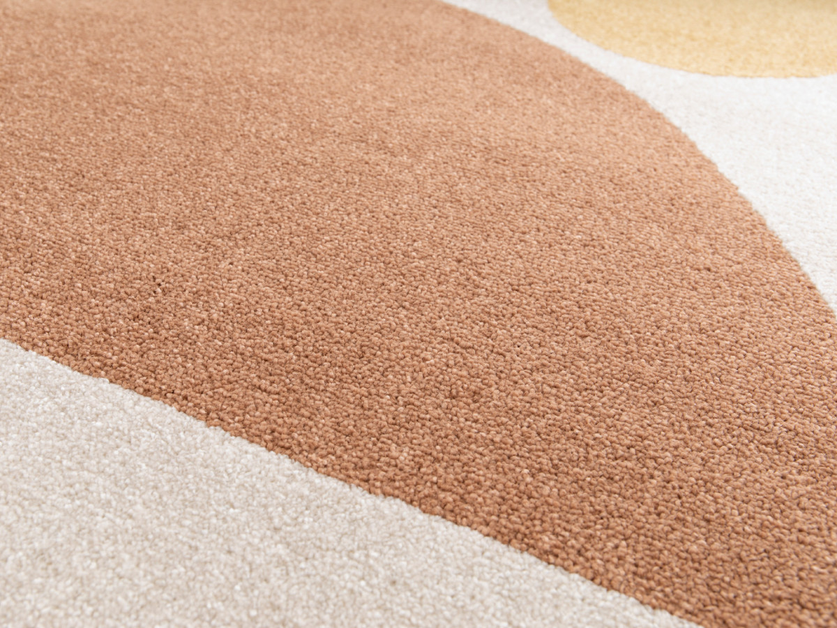 MARTINE laagpolig vloerkleed met abstract patroon