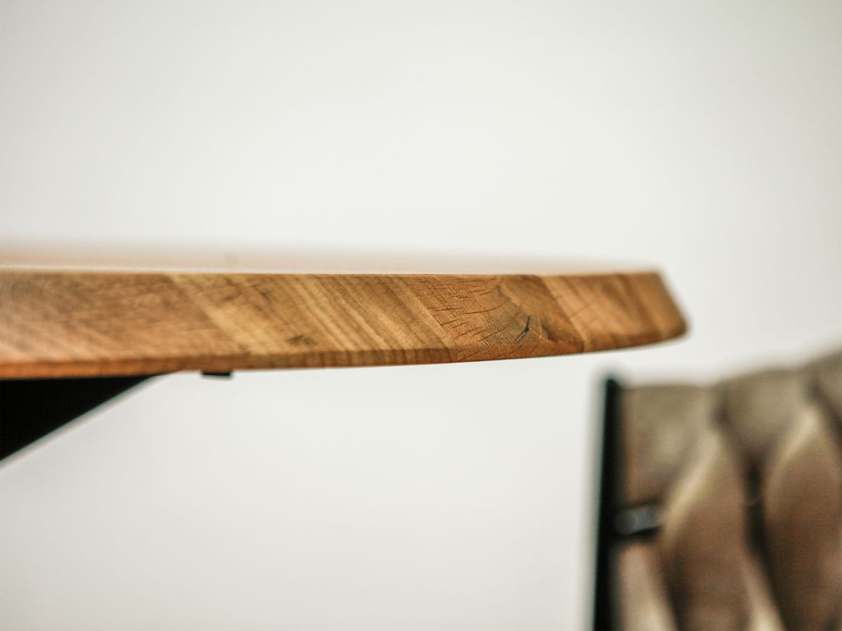ADELE 200 cm ovale eettafel in massief eiken