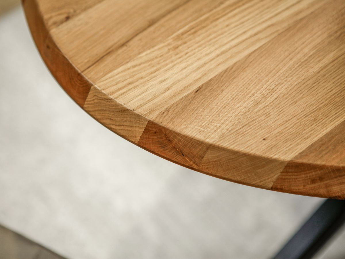 ADELE 200 cm ovale eettafel in massief eiken