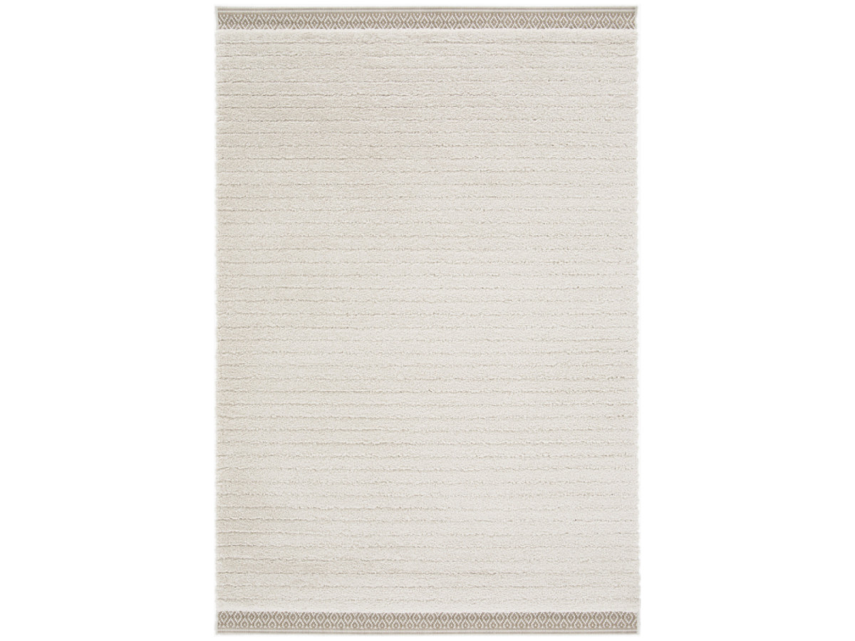 NUBIO laagpolig vloerkleed met grafisch patroon