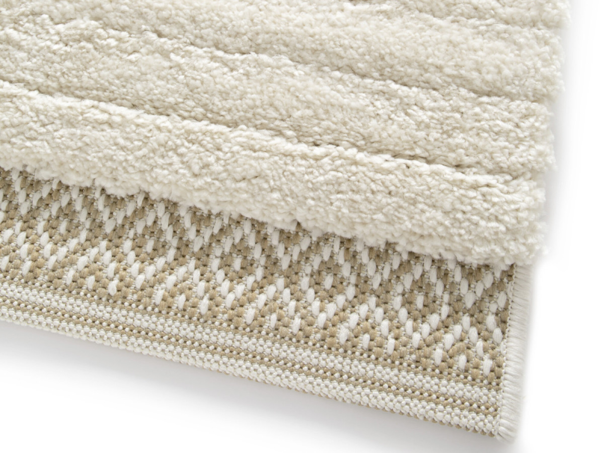 NUBIO laagpolig vloerkleed met grafisch patroon