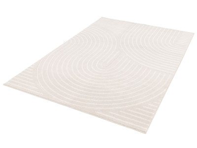 Tapis poils ras ODILE motif abstrait
