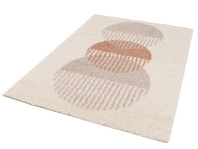 Tapis poils ras PASCALE motif abstrait