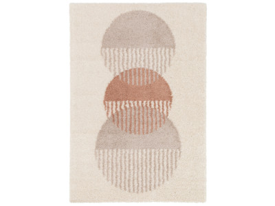 Tapis poils ras PASCALE motif abstrait