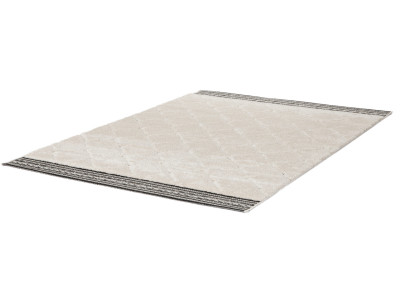 Tapis poils ras ROMAIN motif graphique
