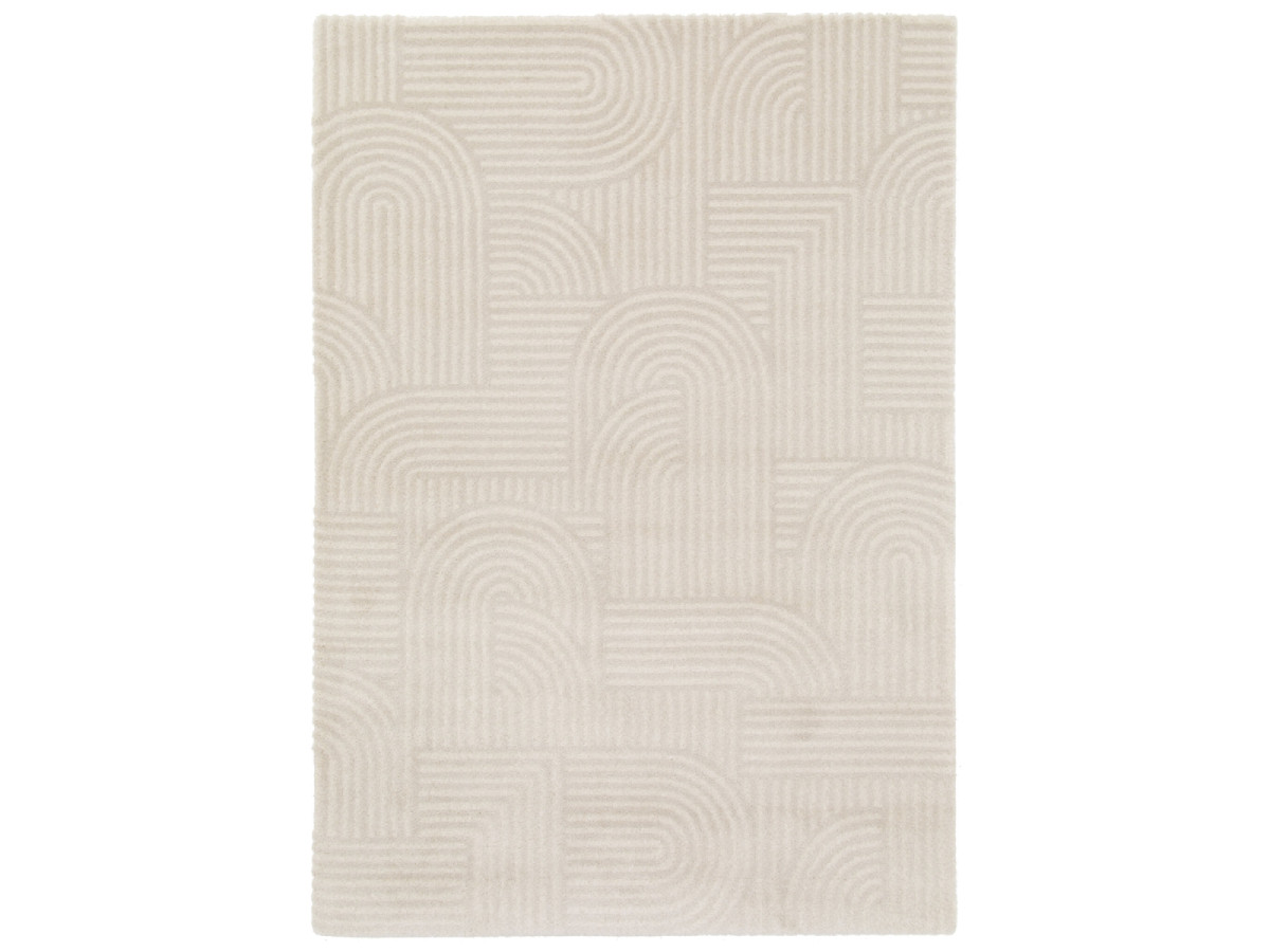 Tapis poils ras VALERIE motif abstrait