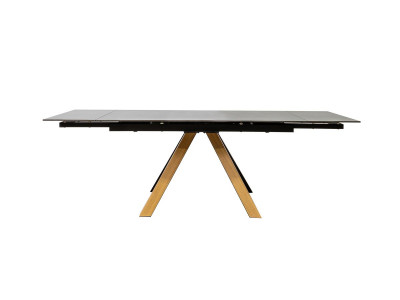 Table à manger extensible 160 à 240 cm ZOLA plateau céramique
