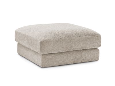 Pouf LEONARD tissu texturé