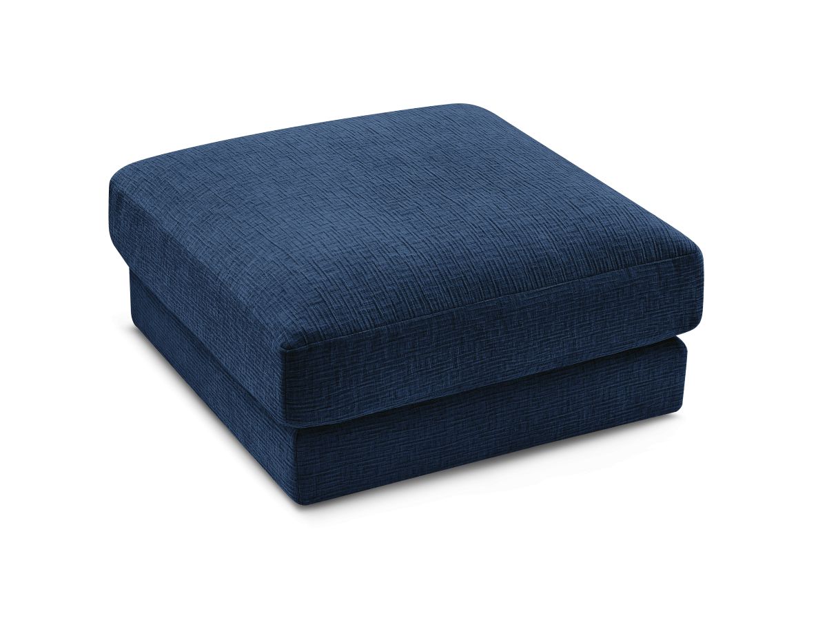 Pouf LEONARD tissu texturé