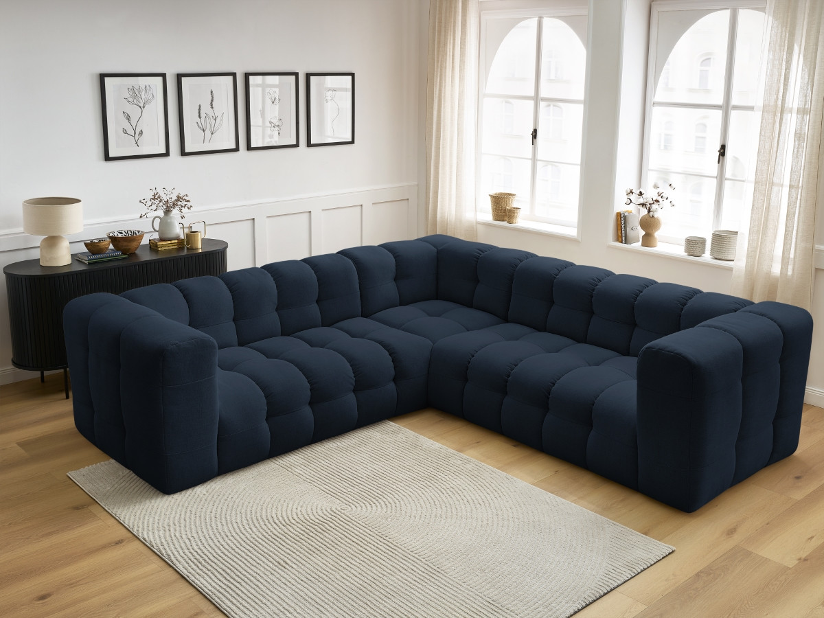 Canapé d'angle réversible CLOUD bleu foncé — vue 6