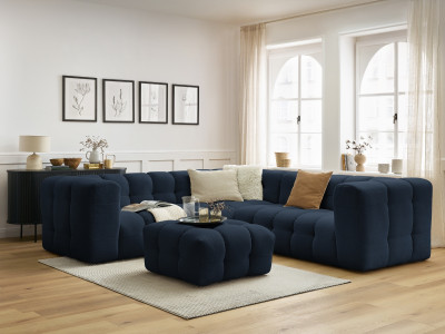 Canapé d'angle réversible CLOUD avec pouf