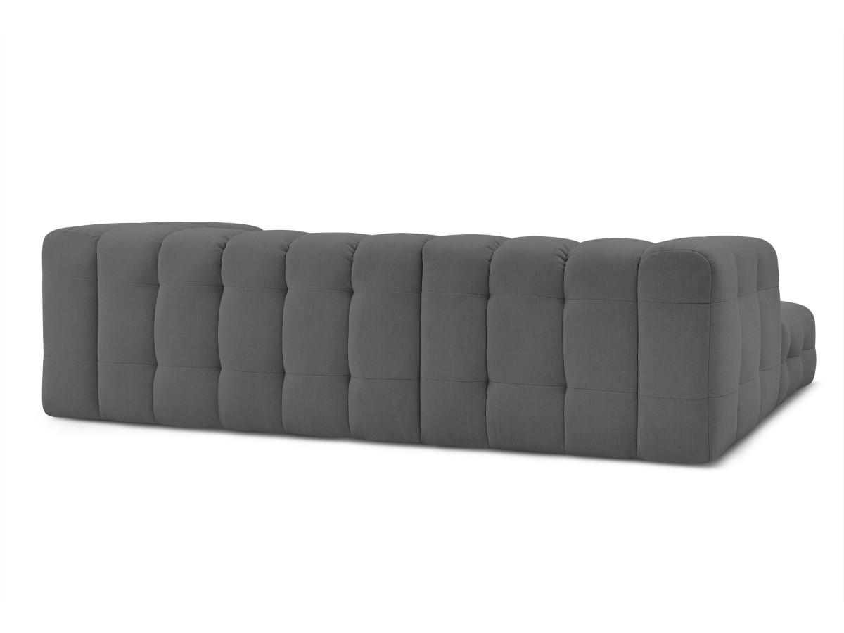 Canapé d'angle fixe CLOUD avec pouf