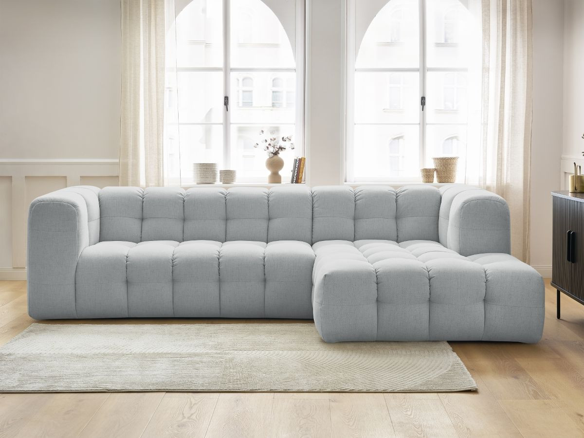 Canapé d'angle CLOUD gris clair — vue 6