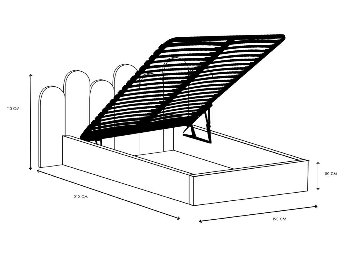 BADJA opbergbed