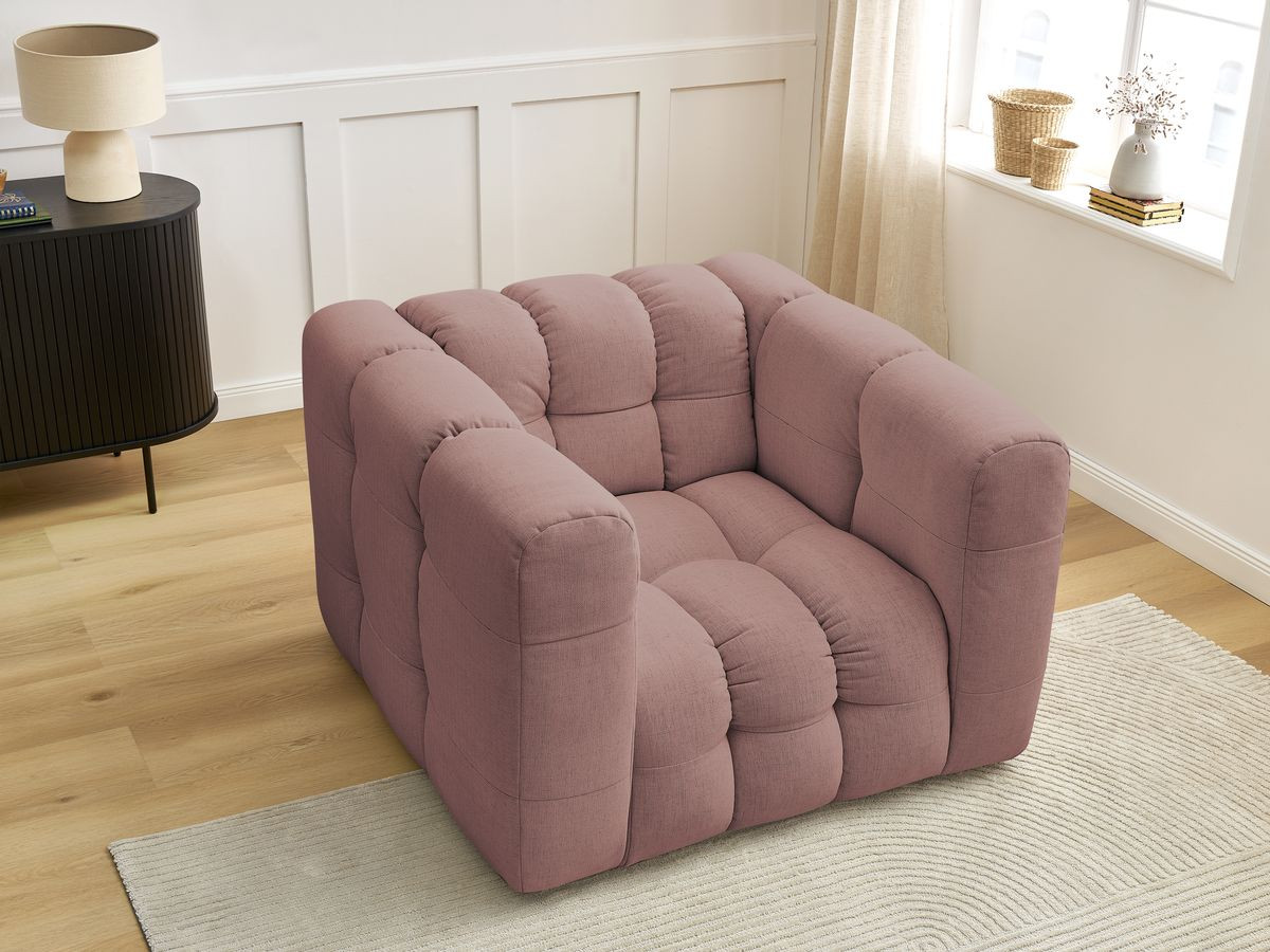 Fauteuil ULYSSE rose — vue 6