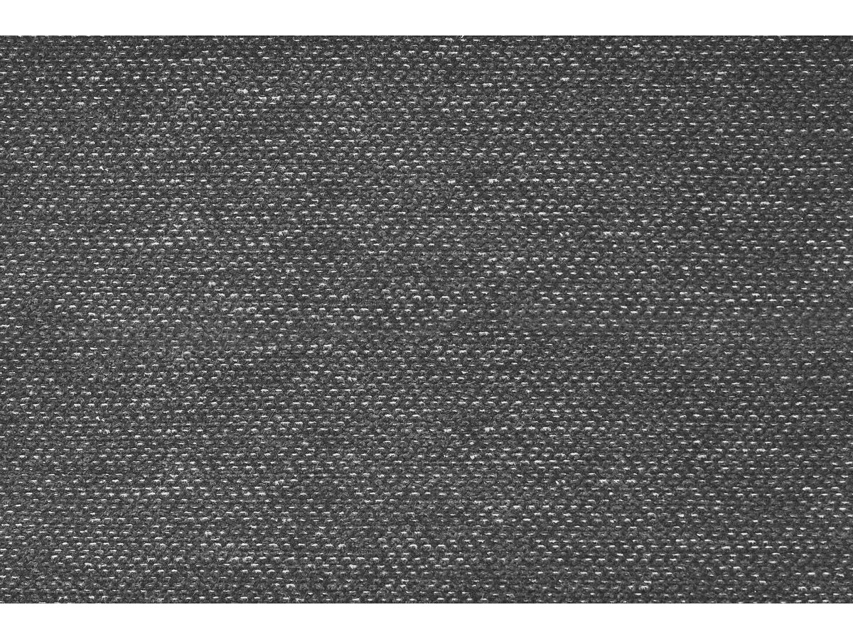 Canapé d'angle fixe EVEREST tissu chiné - Orange - Angle droit - 10 coussins