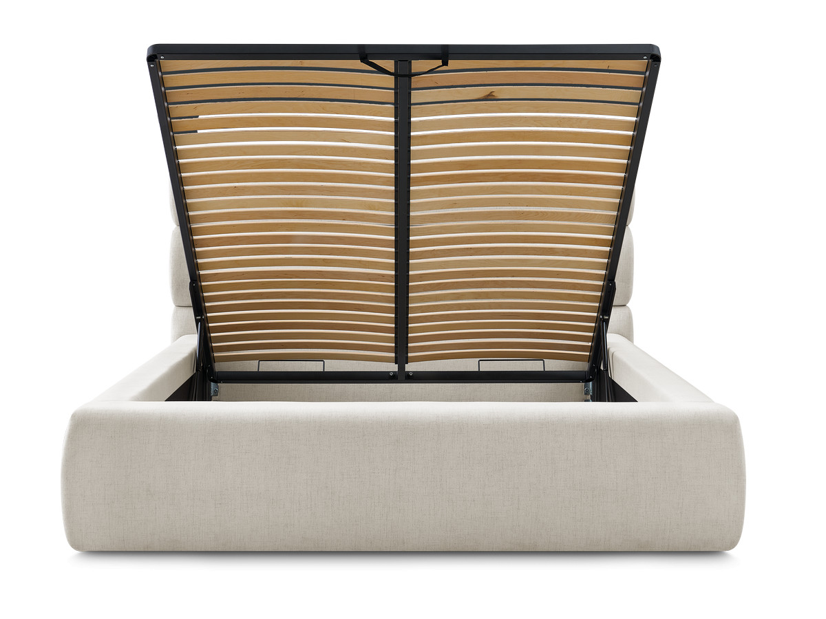 Canapé d'angle fixe EVEREST tissu chiné - Orange - Angle droit - 10 coussins