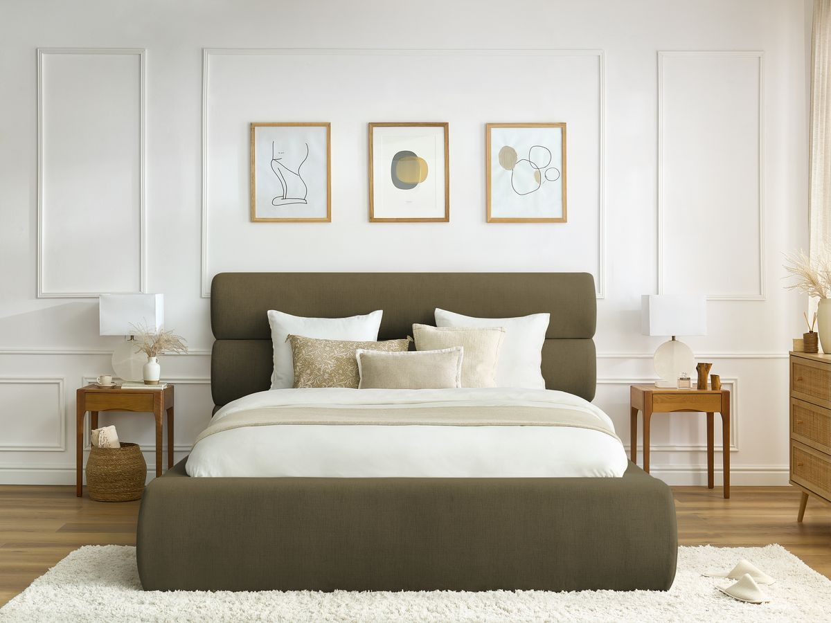 Lit coffre JAGNA vert — vue 5