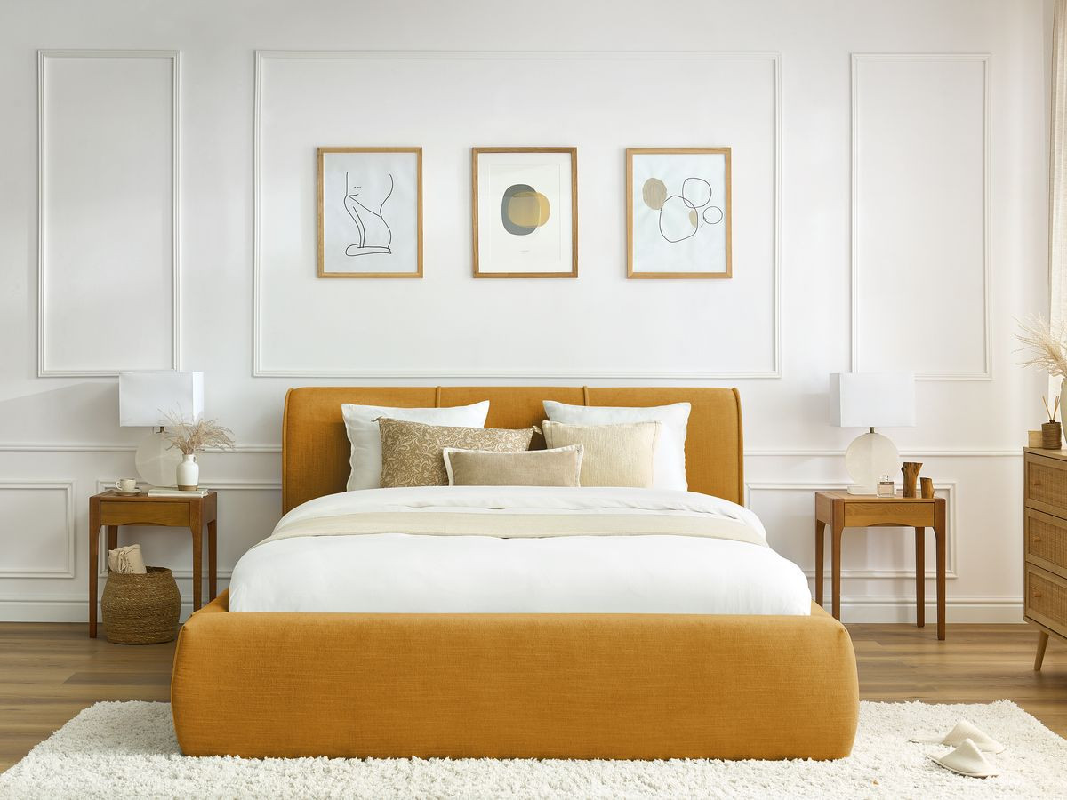 Lit coffre VERNON jaune — vue 5