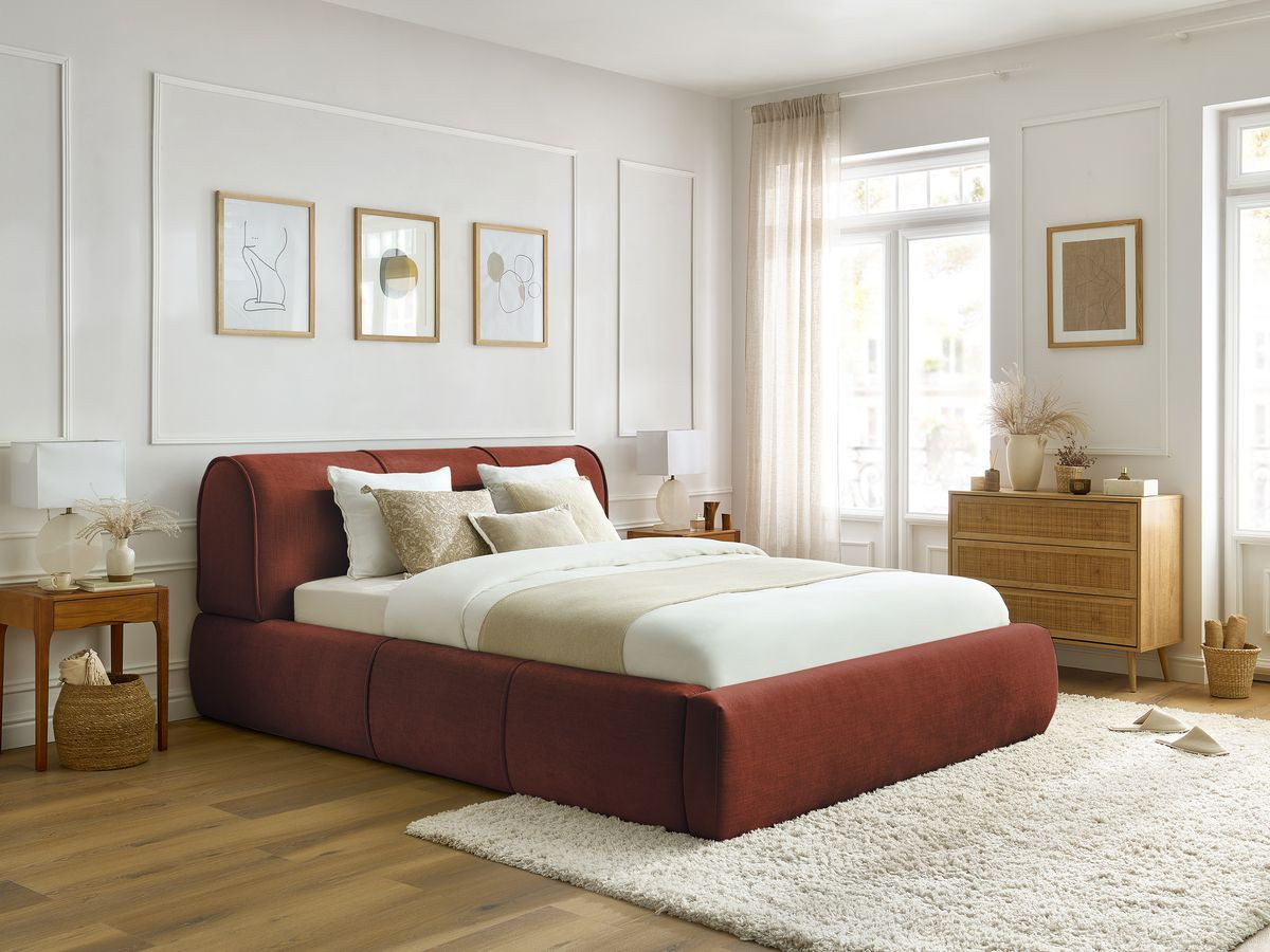 Lit coffre VERNON orange