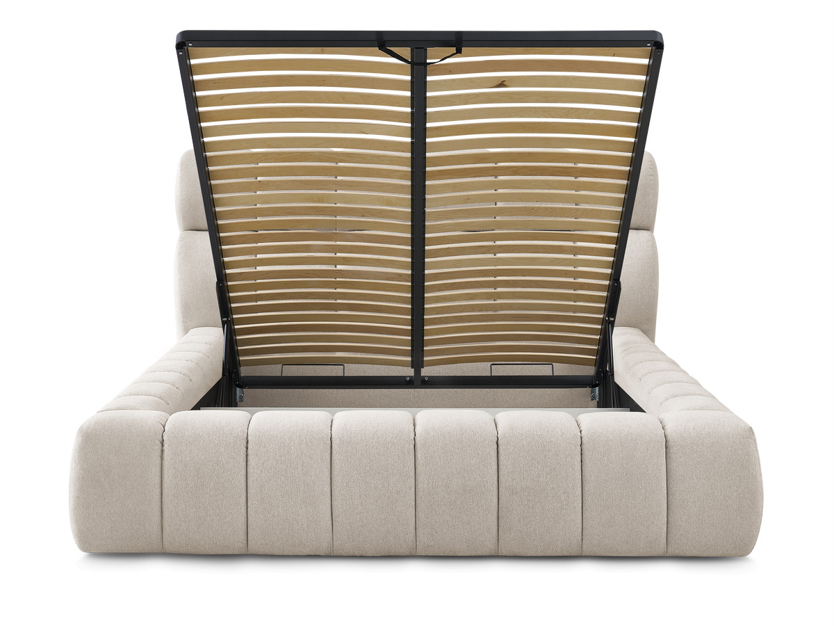 MONT-BLANC opbergbed in gladde stof