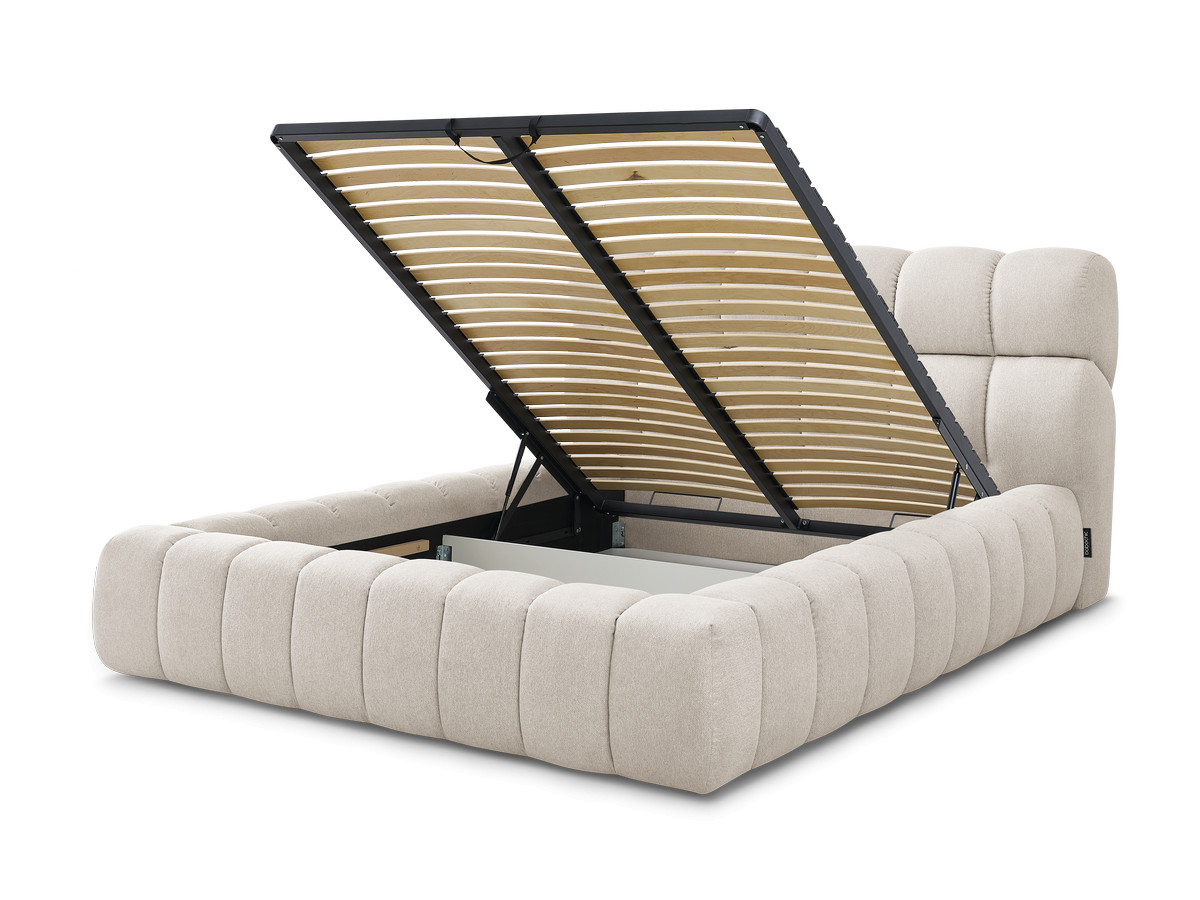 MONT-BLANC opbergbed in gladde stof