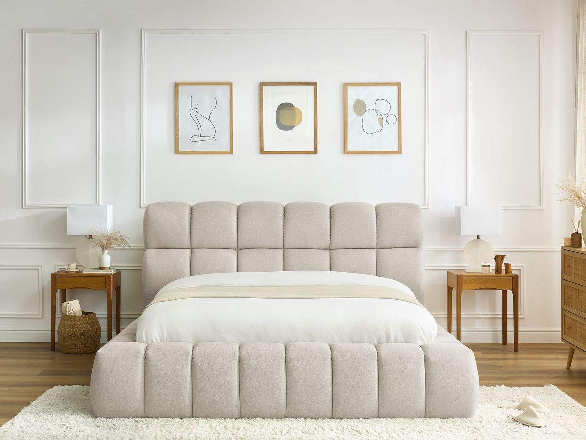 MONT-BLANC opbergbed in gladde stof