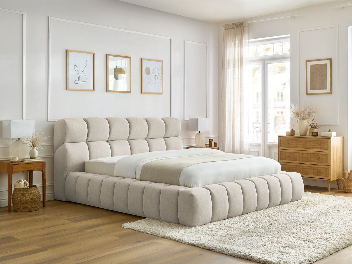 MONT-BLANC opbergbed in gladde stof