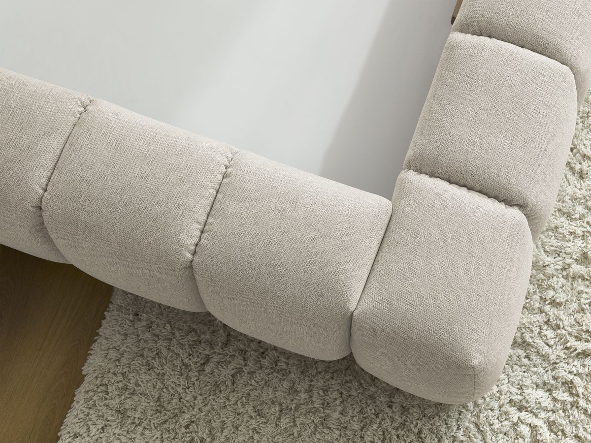 MONT-BLANC opbergbed in gladde stof