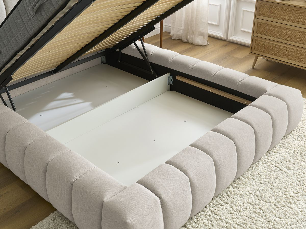 MONT-BLANC opbergbed in gladde stof