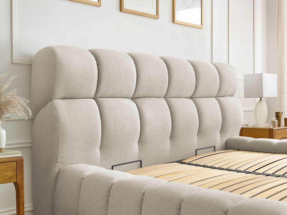 MONT-BLANC opbergbed in gladde stof