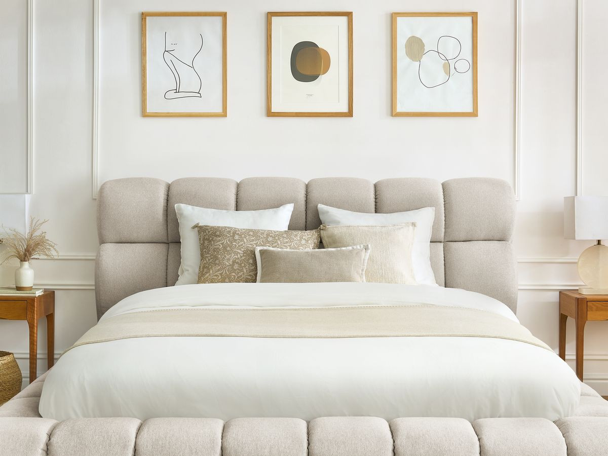 MONT-BLANC opbergbed in gladde stof