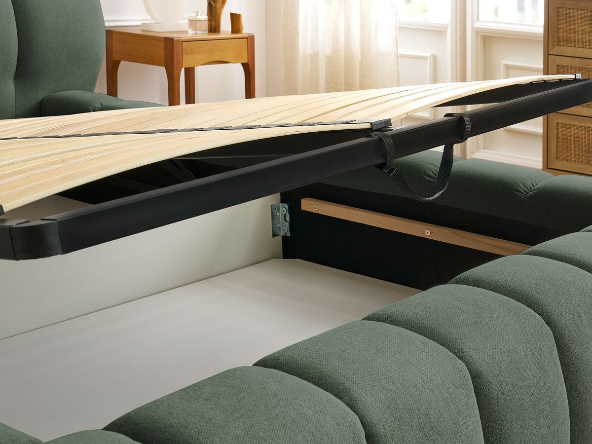 MONT-BLANC opbergbed in gladde stof