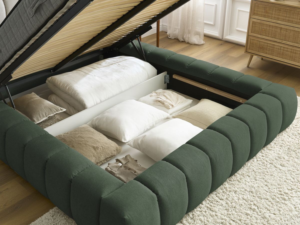 MONT-BLANC opbergbed in gladde stof