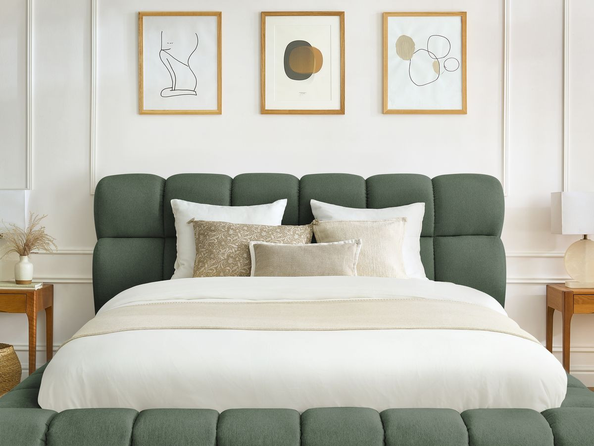 MONT-BLANC opbergbed in gladde stof