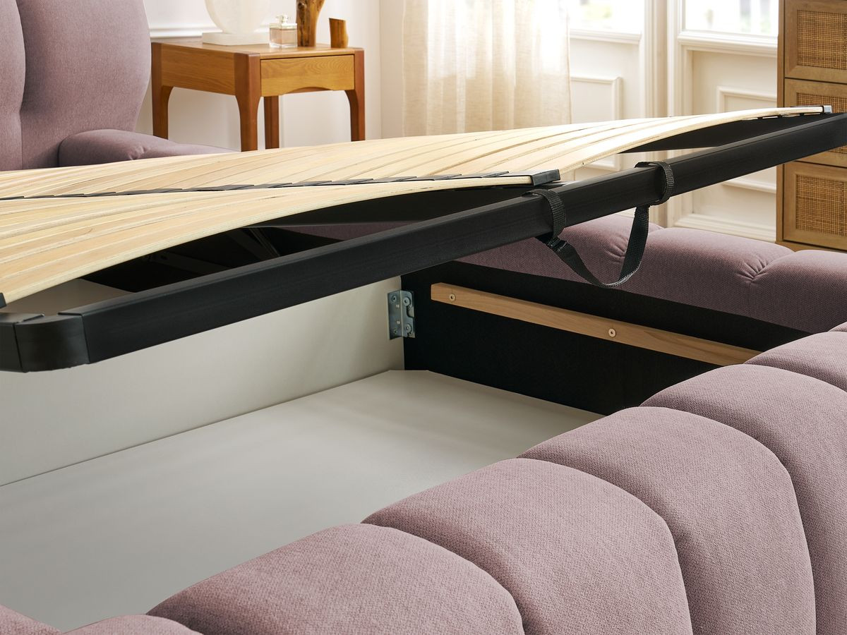 MONT-BLANC opbergbed in gladde stof