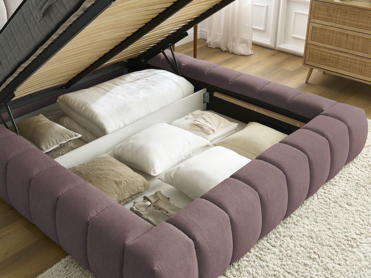 MONT-BLANC opbergbed in gladde stof