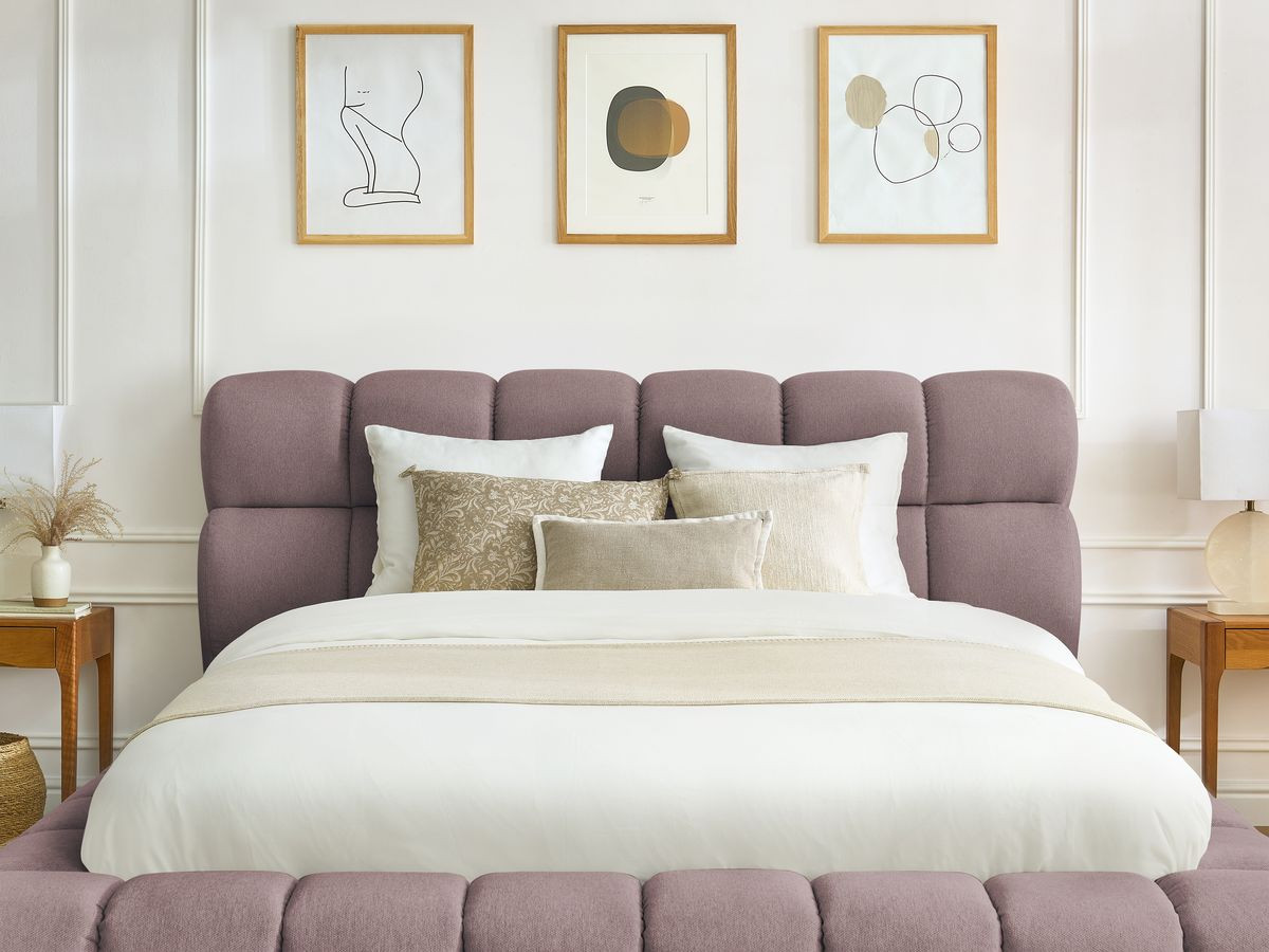 MONT-BLANC opbergbed in gladde stof