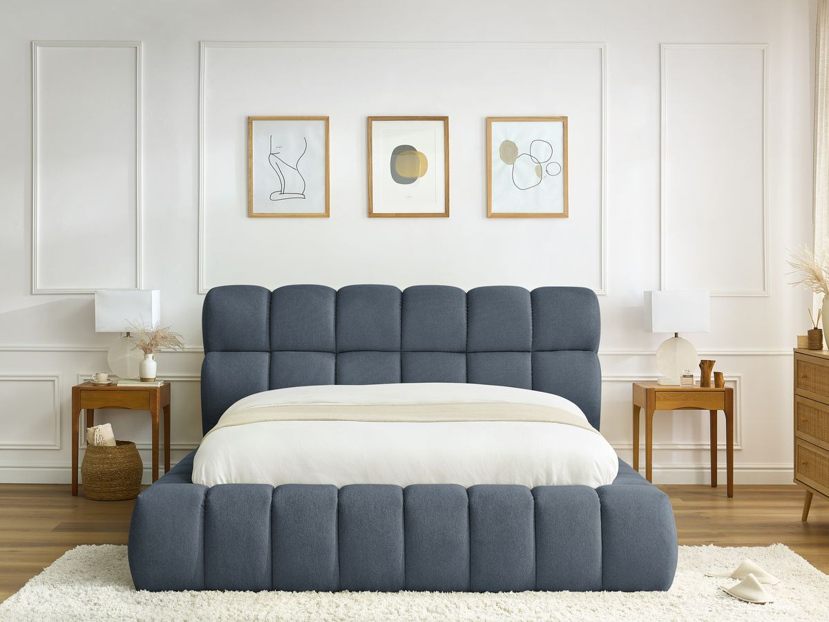 MONT-BLANC opbergbed in gladde stof