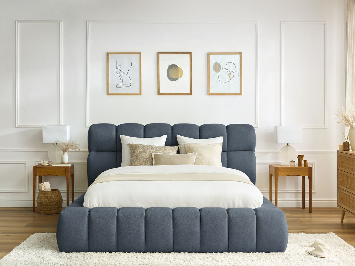 MONT-BLANC opbergbed in gladde stof