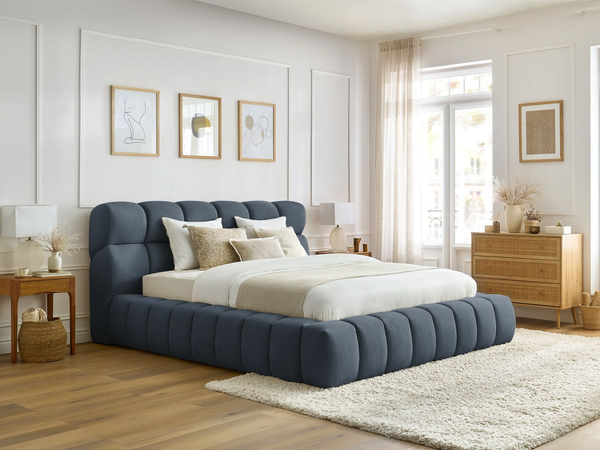 MONT-BLANC opbergbed in gladde stof