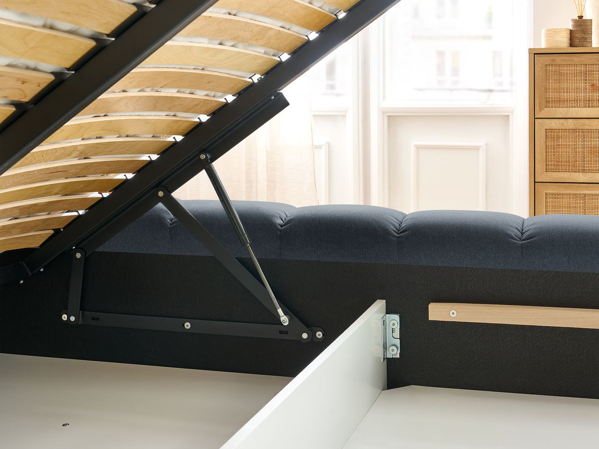 MONT-BLANC opbergbed in gladde stof